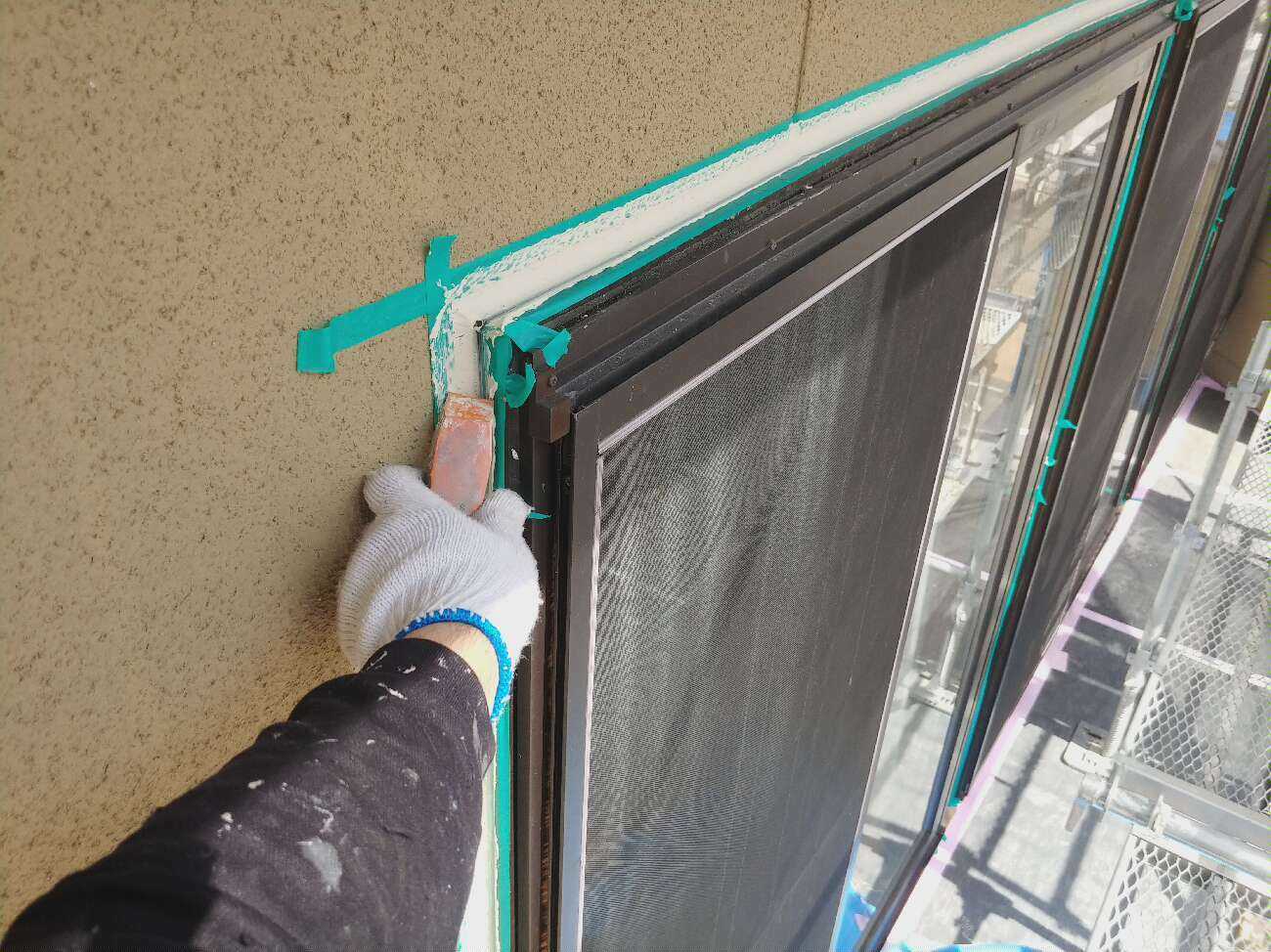 シーリング材の充填